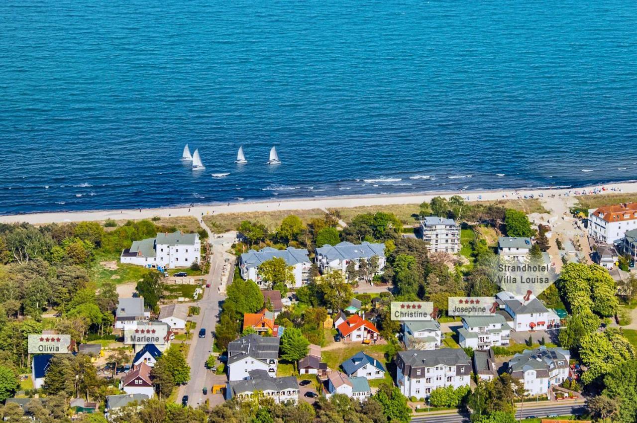 Strandhotel Villa Louisa & Appartementhaeuser Villa Josephine Und Villa Christine Juliusruh Eksteriør billede